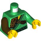 LEGO® los onderdeel Lijf met Motief Groen 973pb3537c01