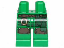 Plaatje in Gallery viewer laden, LEGO® los onderdeel Benen met Motief Groen 970c00pb0969