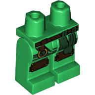 Plaatje in Gallery viewer laden, LEGO® los onderdeel Benen met Motief Groen 970c00pb0969