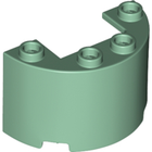 LEGO® los onderdeel Cilinder in kleur Zandgroen 24593