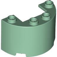 LEGO® los onderdeel Cilinder in kleur Zandgroen 24593