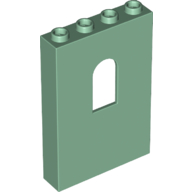 LEGO® los onderdeel Paneel in kleur Zandgroen 60808