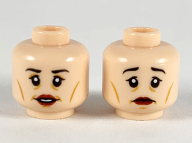 LEGO® los onderdeel Hoofd in kleur Lichte Noga 3626pb2479