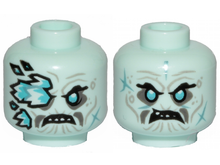 Plaatje in Gallery viewer laden, LEGO® los onderdeel Hoofd in kleur Licht Aqua 3626cpb2376