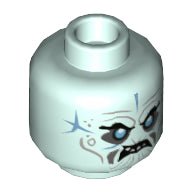 LEGO® los onderdeel Hoofd in kleur Licht Aqua 3626cpb2376