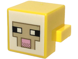 LEGO® onderdeel Dier Onderdelen met Motief Geel 19727pb002