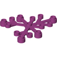 Plaatje in Gallery viewer laden, LEGO® los onderdeel Plant &amp; Struik in kleur Magenta 2417