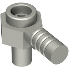 Plaatje in Gallery viewer laden, LEGO® los onderdeel Wapen in kleur Zilver 50018c