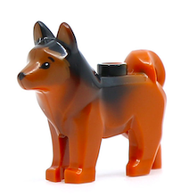 Plaatje in Gallery viewer laden, LEGO® los onderdeel Landdier Donker Oranje 16606pb002