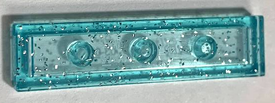 LEGO® Tegel Algemeen Glitter Doorschijnend Lichtblauw 2431