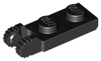Plaatje in Gallery viewer laden, LEGO® los onderdeel Scharnier in kleur Zwart 44302