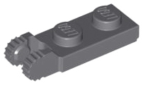 Plaatje in Gallery viewer laden, LEGO® los onderdeel Scharnier Donker Blauwachtig Grijs 44302