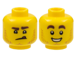 LEGO® los onderdeel Hoofd in kleur Geel 3626cpb2460