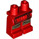 LEGO® los onderdeel Benen met Motief Rood 970c00pb0979