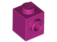 Plaatje in Gallery viewer laden, LEGO® los onderdeel Steen Aangepast in kleur Magenta 87087