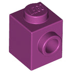 LEGO® los onderdeel Steen Aangepast in kleur Magenta 87087