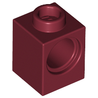 LEGO® los onderdeel Technische Steen Donkerrood 6541