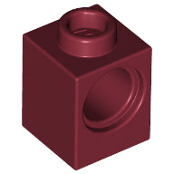 Plaatje in Gallery viewer laden, LEGO® los onderdeel Technische Steen Donkerrood 6541