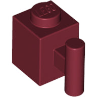 Plaatje in Gallery viewer laden, LEGO® los onderdeel Steen Aangepast in kleur Donkerrood 2921