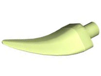 LEGO® los onderdeel Dier Onderdelen Geelachtig Groen 87747