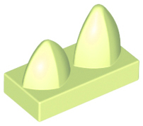 LEGO® los onderdeel Tegel Aangepast Geelachtig Groen 15209