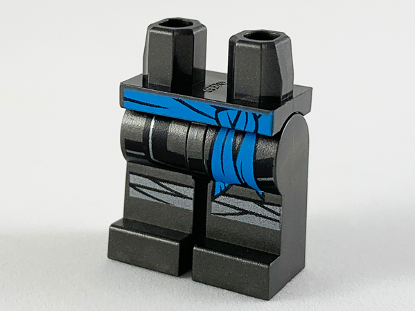 LEGO® Benen met Motief Parel Donkergrijs 970c00pb0985