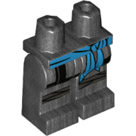 Plaatje in Gallery viewer laden, LEGO® Benen met Motief Parel Donkergrijs 970c00pb0985