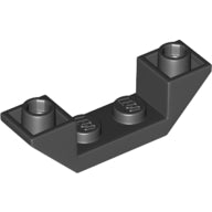 Plaatje in Gallery viewer laden, LEGO® los onderdeel Dakpan Omgekeerd in kleur Zwart 32802