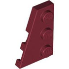 LEGO® los onderdeel Wig Plaat in kleur Donkerrood 43723