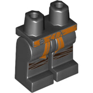 Plaatje in Gallery viewer laden, LEGO® los onderdeel Benen met Motief Zwart 970c00pb0980