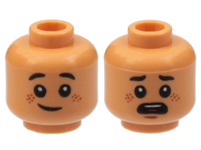 Plaatje in Gallery viewer laden, LEGO® los onderdeel Hoofd in kleur Noga 3626cpb2421