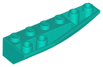 Plaatje in Gallery viewer laden, LEGO® los onderdeel Wig in kleur Donker Turkoois 41764