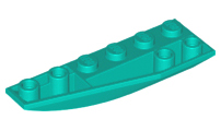 Plaatje in Gallery viewer laden, LEGO® los onderdeel Wig in kleur Donker Turkoois 41765