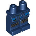 LEGO® onderdeel Benen met Motief Donkerblauw 970c00pb0986