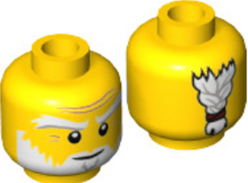 LEGO® los onderdeel Hoofd in kleur Geel 3626cpb2424
