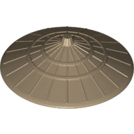 LEGO® los onderdeel Hoofddeksels Donker Geelbruin 93059