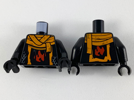 LEGO® los onderdeel Lijf met Motief Zwart 973pb3615c01