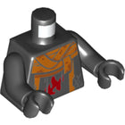 LEGO® los onderdeel Lijf met Motief Zwart 973pb3615c01