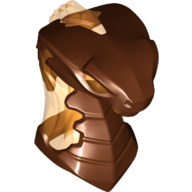Plaatje in Gallery viewer laden, LEGO® onderdeel Hoofd Aangepast Roodachtig Bruin 49588pb01