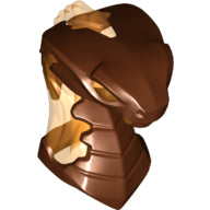 Plaatje in Gallery viewer laden, LEGO® onderdeel Hoofd Aangepast Roodachtig Bruin 49588pb01
