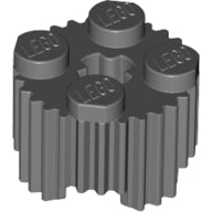 LEGO® onderdeel Steen Rond Donker Blauwachtig Grijs 92947