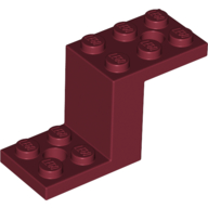LEGO® los onderdeel Beugel in kleur Donkerrood 76766