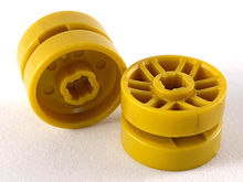 Plaatje in Gallery viewer laden, LEGO® los onderdeel Wiel in kleur Parel Goud 11208
