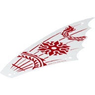 LEGO® los onderdeel Doek in kleur Wit 58004