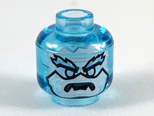 Plaatje in Gallery viewer laden, LEGO® los onderdeel Hoofd Doorzichtig Lichtblauw 3626cpb2434