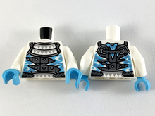 Plaatje in Gallery viewer laden, LEGO® los onderdeel Lijf met Motief Wit 973pb3613c01