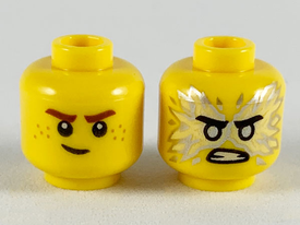 LEGO® los onderdeel Hoofd in kleur Geel 3626cpb2446