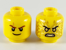 Plaatje in Gallery viewer laden, LEGO® los onderdeel Hoofd in kleur Geel 3626cpb2407