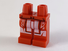 LEGO® los onderdeel Benen met Motief Rood 970c00pb0987