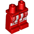 LEGO® los onderdeel Benen met Motief Rood 970c00pb0987